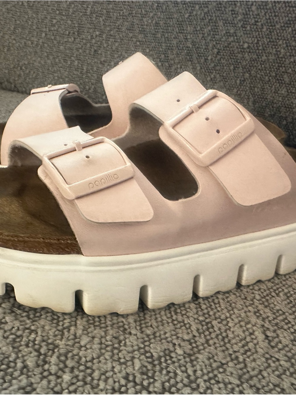 Women’s Birkenstock Papillio Arizona Platform Slide Sandal sz 9. Euro 40 - Picture 3 of 10